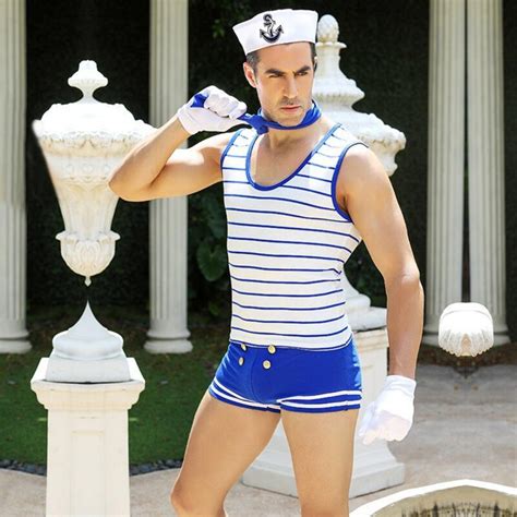 Sexy Seaman Exotic Costume Sailor Costume For Men Blue Color On Alibaba Group