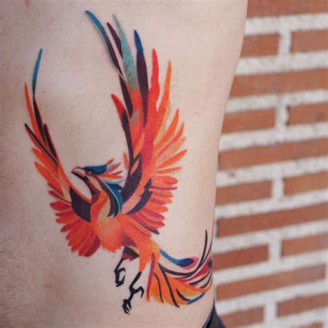 Los Tatuajes De Acuarela En Technicolor De Sasha Unisex Inklove