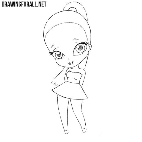 See more ideas about anime drawings, drawings, anime. How to Draw Chibi Ariana Grande | Drawingforall.net