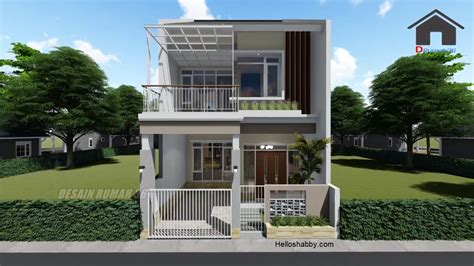 Foto Model Rumah Lantai Dengan Balkon Wajib Dicoba