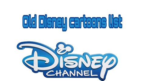 Disney Channel Old Cartoon List Youtube