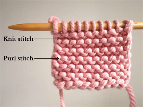 Knitting Basics How To Knit A Stitch