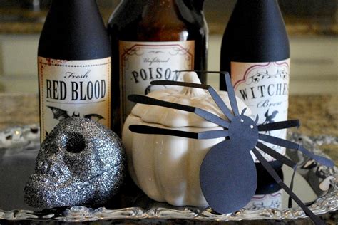 Diy Halloween Decorations Using Empty Wine Bottles