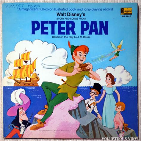 Various ‎ Walt Disneys Story And Songs From Peter Pan 1969 Vinyl