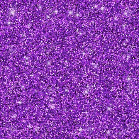 Purple Glitter Seamless Pattern Vector Textured Background