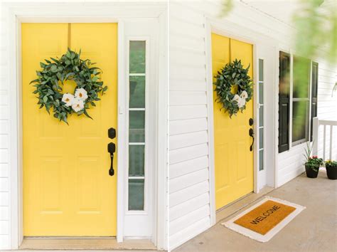 Yellow Front Door Design Ideas Inspiration Christina Maria Blog