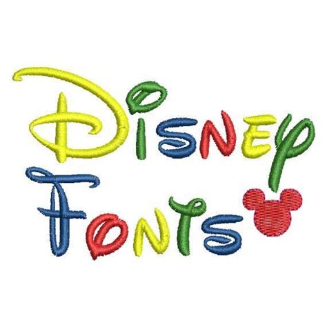 Set Of Disney Inspired Alphabet Monogram Fonts Machine Embroidery