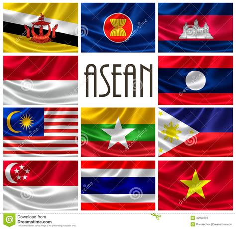 Gambar Bendera Negara Anggota Asean Images