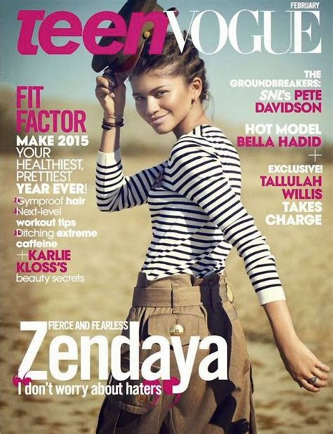 Zendaya Coleman Teen Vogue Magazine February 2015 Issue