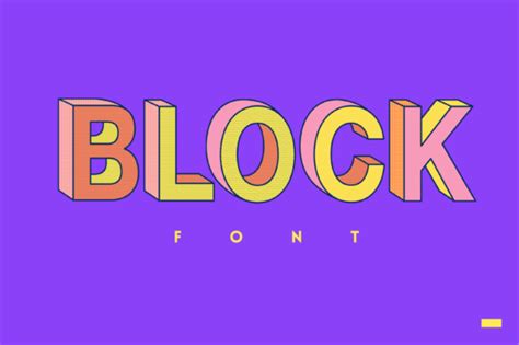 Block Font By Yaisalinas · Creative Fabrica