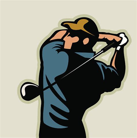 golf swing clip art vector images and illustrations istock