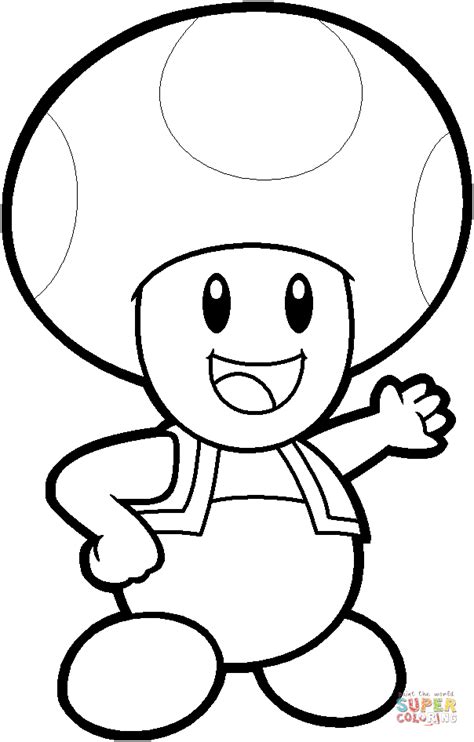 All toad coloring page click with pages mario view printable version color online compatible ipad android tablets fire belly free. Yoshi And Toad Coloring Pages - Coloring Home