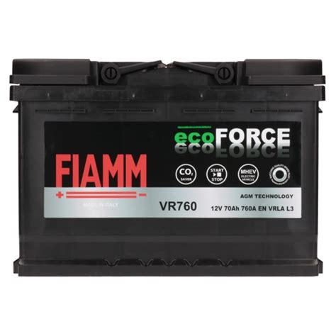 Fiamm Eco Force 12v 70ah 760aen Autobatterien Batcarde Shop Agm