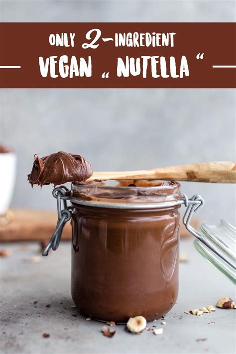 Vegan „nutella With Only 2 Ingredients Recipe Vegan Nutella