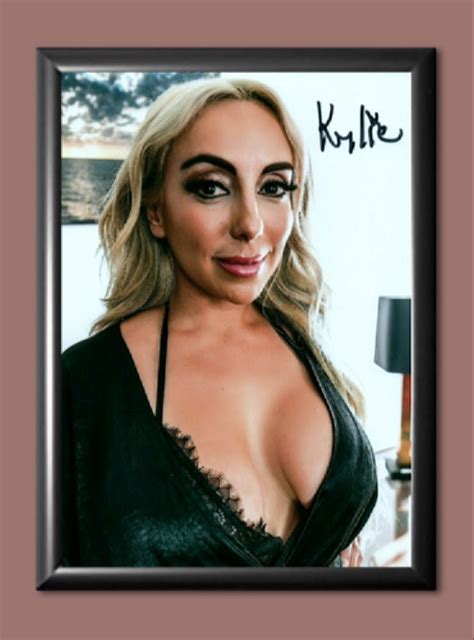 Kylie Kingston Adult Model Signed Autographed Poster Photo A3 11 7x16 5 Mo2873a3