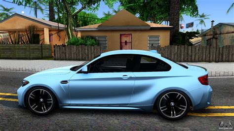 Dubbed, gelbgrun, the exotic build is based on the bmw m2 coupe and features a striking green paint job, along with an impressive list of performance and aero upgrades. BMW M2 2017 for GTA San Andreas