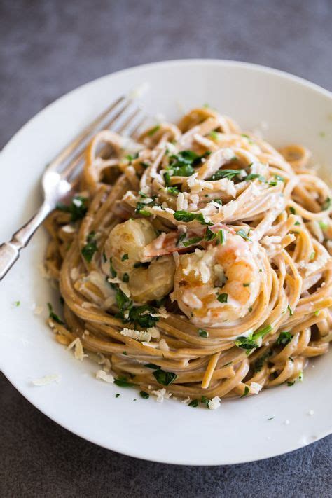 Pour in noodles and bring back to boil. Garlic Butter White Wine Shrimp Linguine | Recipe (With ...