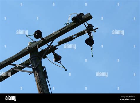 Old Telephone Pole Hi Res Stock Photography And Images Alamy