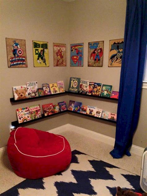 Awesome Reading Corners For Kids Jihanshanum Marvel Bedroom