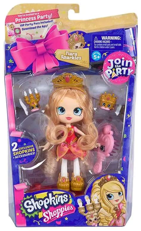 Shopkins Shoppies Join The Party Tiara Sparkles Doll Moose Toys Toywiz