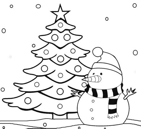 Free Printable Christmas Tree Colouring Pages