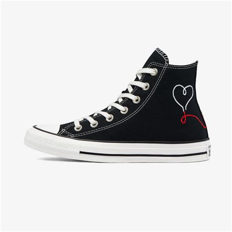Converse Valentines Day Chuck Taylor All Star Hi Unisex Siyah Sneaker