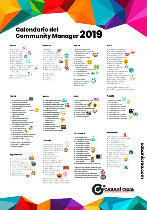 Calendario De Social Media 2019 Para Community Managers Estrategias