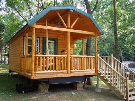 Log Cabin Campground In Ohio Austin Lake Rv Park And Cabins