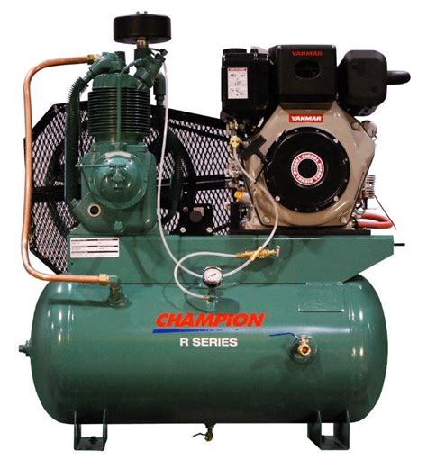 Belt driven compressor portfolio offering sizes from 106 up to 293 cc. Yanmar 9.1 HP Engine-Mounted Diesel Air Compressor
