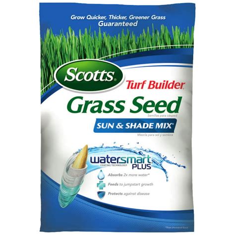 Scotts Turf Builder Grass Seed Sun And Shade Mix 20 Lbs