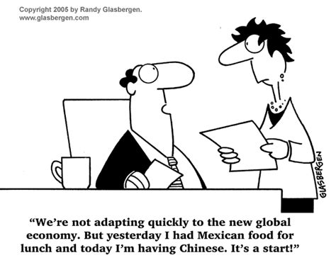 Outsourcing Global Economy Randy Glasbergen Glasbergen Cartoon Service