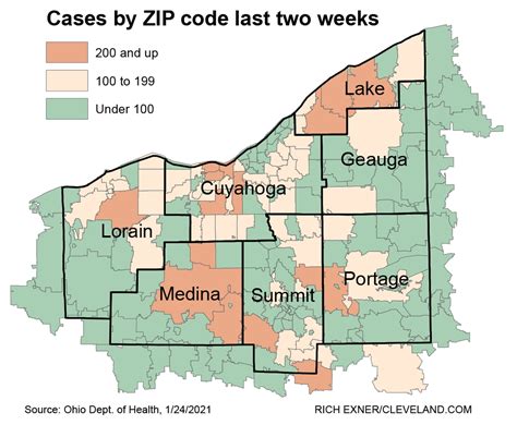 See Count Of New Coronavirus Cases For Every Ohio Zip Code Last 14