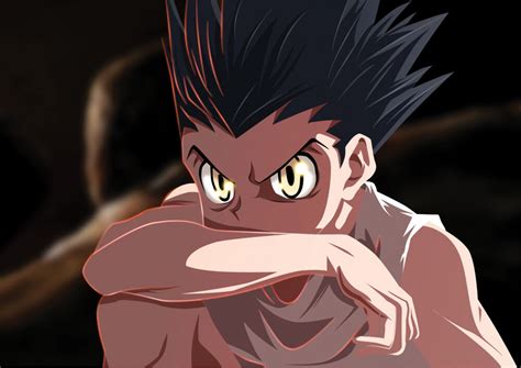 My rendition of a manga panel from the series hunterxhunter. STICKER AUTOCOLLANT POSTER A4 MANGA HUNTER X HUNTER.GON ...