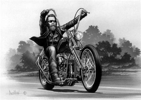 David Mann Art Harley Davidson Harley Davidson Tattoos Biker Art