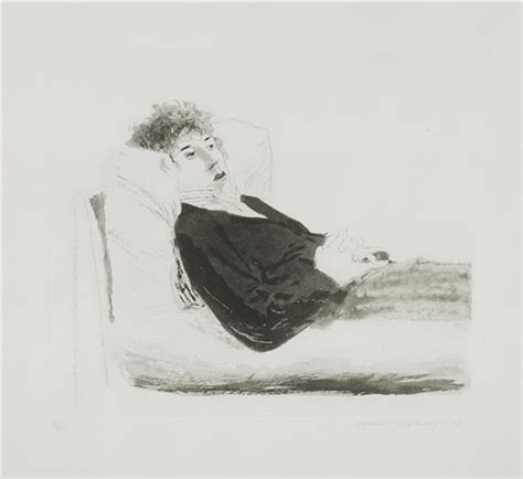 Artwork By David Hockney Reclining Figure Made Of Etching And