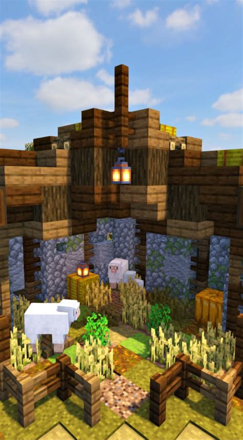 Sheep Farm Ideas Minecraft