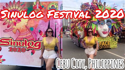 sinulog festival 2020 cebu philippines youtube