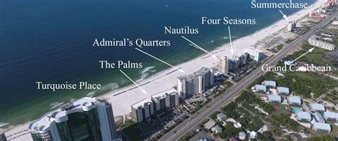 Aerial Condo Map Of Orange Beach Real Estate Your Lower Al Agent