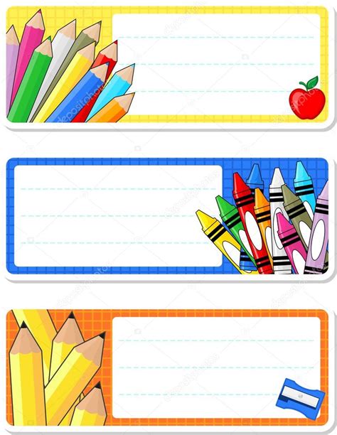 Diseños De Etiquetas Para Cuadernos Etiqueta Volta As Aulas Sonic 2