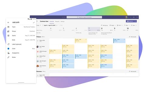 Shift Management And Staff Scheduling Microsoft Teams