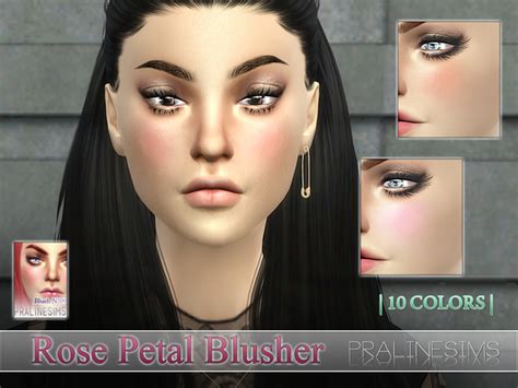 Rose Petal Blusher N09 By Pralinesims Sims 4 Blush