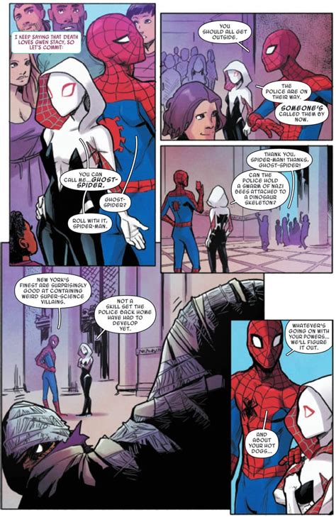 Gwen Stacy Balances Super Heroics And School In ‘ghost Spider 1 Marvel
