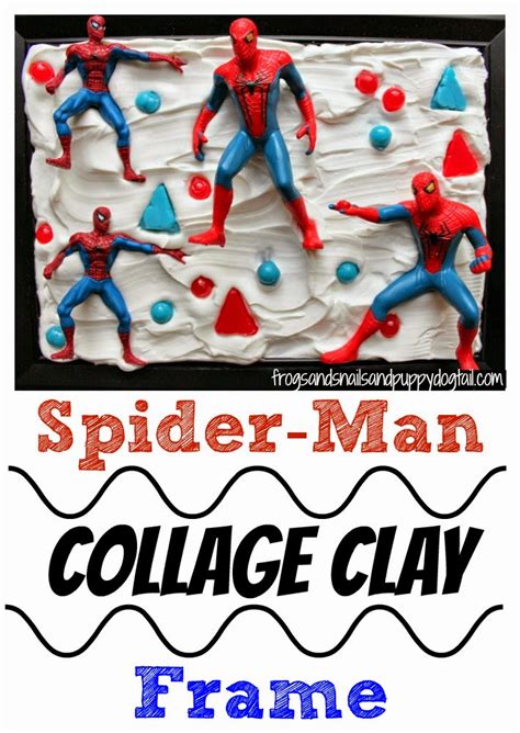 Spider Man Collage Clay Frame Fspdt