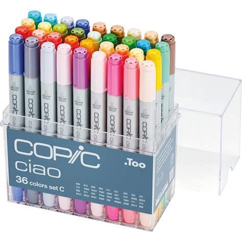 Copic Ciao 36 Colour Set C Mts Arts And Crafts
