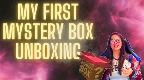 My First Mystery Box Unboxing Youtube
