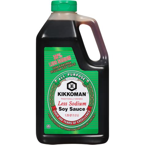 Kikkoman Soy Sauce Less Sodium 64 Oz Koshco Wholesale