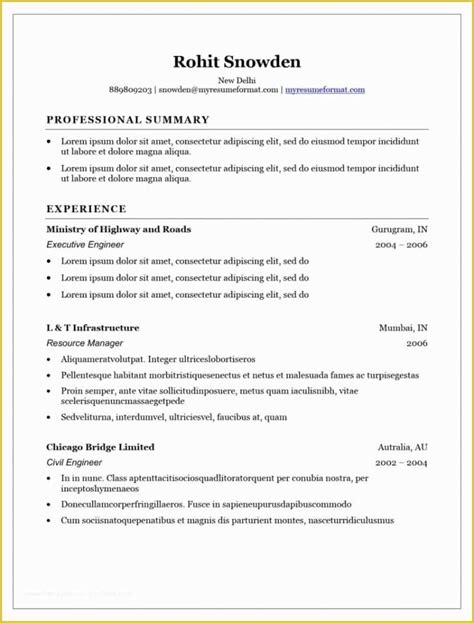 Download now the professional resume that fits these resume templates are completely free to download. Completely Free Resume Templates Of Absolutely Free Resume Templates 57 Template ...