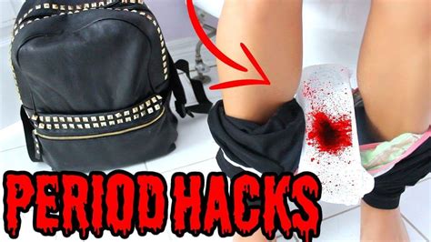 13 back to school period hacks every girl should know youtube with images period hacks