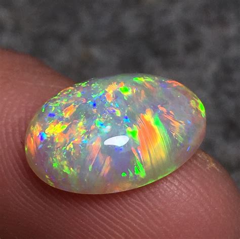 Dark Lightning Ridge Crystal Opal Jewelry And Beauty Craft Supplies