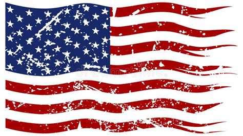 Torn American Flag Stock Illustrations 990 Torn American Flag Stock